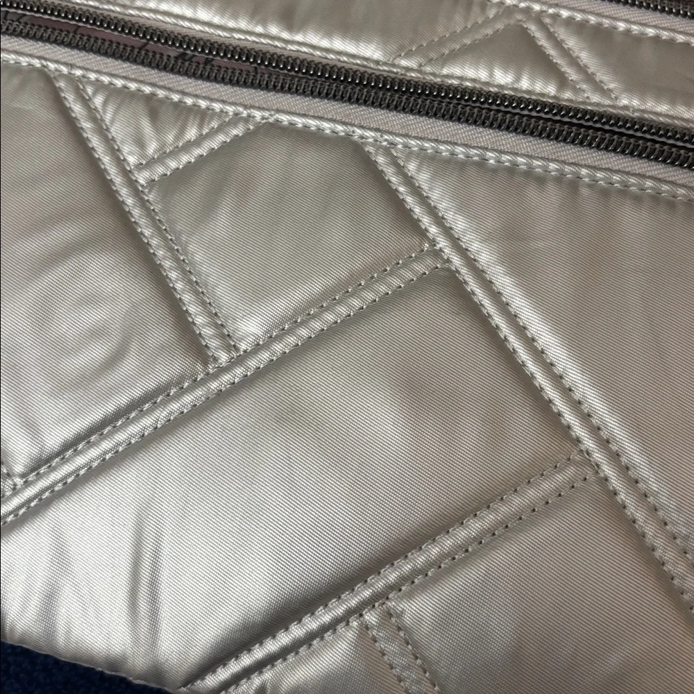 Lug Silver Crossbody Bag